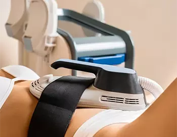 Em Body Sculpt at Refine Skin and Body Clinic.